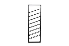 Wine rack 8 bottles 40x7x120 cm AMORE matt black