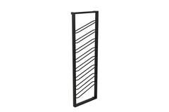Wine rack 8 bottles 40x7x120 cm AMORE matt black