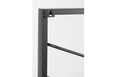 Wine rack 8 bottles 40x7x120 cm AMORE matt black