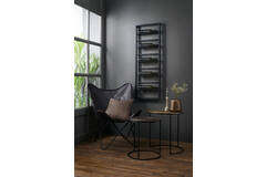 Wine rack 9 bottles 42x8x120 cm AMORE matt black