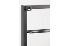 Wine rack 9 bottles 42x8x120 cm AMORE matt black