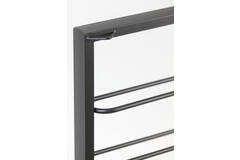 Wine rack 9 bottles 42x8x120 cm AMORE matt black