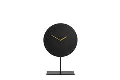 Klok op voet 30x10x45,5 cm WAIWO mat zwart-goud