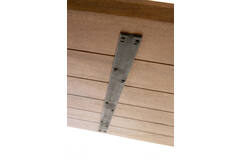 Eettafel 240x100x76 cm AYMARA hout donker bruin