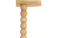 Bijzettafel Ø35x54 cm VEGLIO hout mat naturel