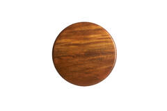 Bijzettafel Ø35x54 cm VEGLIO hout olie bruin