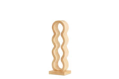 Wine rack 4 bottles 15,5x12,5x47 cm EDOLO wood matt natural