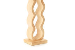 Wine rack 4 bottles 15,5x12,5x47 cm EDOLO wood matt natural