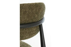 Dining chair 54x52x76 cm ENIOLA green+black