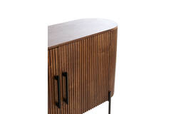 Cabinet 140x40x78 cm DUMOSI wood dark brown