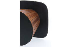 Side table 45x45x40 cm OKATO cream+wood brown