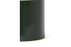 Bijzettafel Ø42x34 cm MOOCA keramiek donker groen-wit
