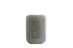Side table Ø34x46,5 cm FRANCA ceramics dark brown