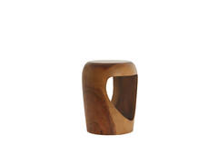 Bijzettafel Ø35x45 cm MORRITO hout naturel