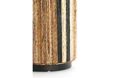 Pouf Ø40x45 cm YUTURI brown+black+cream