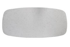 Eettafel 220x105x76 cm HAMURA terrazzo wit
