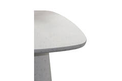 Eettafel 220x105x76 cm HAMURA terrazzo wit