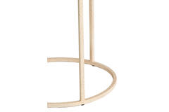 Side table S/2 Ø50x40+Ø52x46 cm SADAR sand+l brown spotted