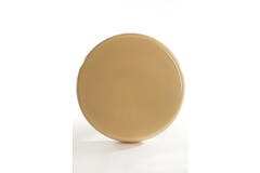 Bijzettafel Ø40,5x51 cm SAKIZ crème+donker oranje