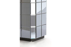Pillar 30x30x80 cm LUCIANO smoke