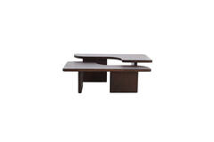 Salontafel S/2 max 120x60x45 cm CRATO acacia hout chocola br