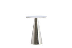 Side table Ø35x45 cm LEOVA nickel