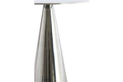 Side table Ø35x45 cm LEOVA nickel