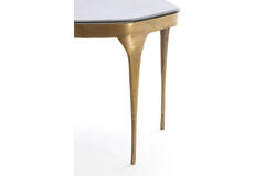 Side table S/2 max 50x45,5x50 cm AVI glass smoke+ant bronze