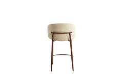 Bar chair 57x55x94 cm ALUKO cream+brown