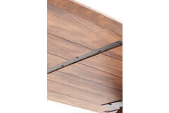 Dining table 220x100x75 cm INDORE acacia wood brown