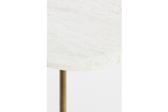 Bijzettafel S/2 max 37,5x37,5x54 cm GIA trav wit+d brn-brns
