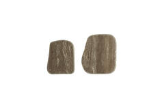 Side table S/2 max 37,5x37,5x59,5 cm GIA trav brwn+ant bronz