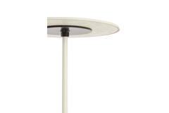 Side table S/2 Ø32x51+Ø38x54 cm LIA matt cream