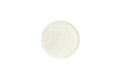 Side table Ø41x53 cm CIVITA marble white+antique bronze
