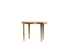 Console 110x40x80 cm GIULIO marble taupe+antique bronze