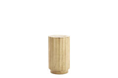 Pillar Ø35x60 cm ELLENA wood matt natural