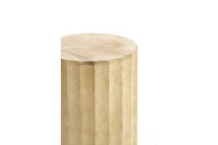 Pillar Ø35x60 cm ELLENA wood matt natural