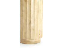 Pillar Ø35x60 cm ELLENA wood matt natural