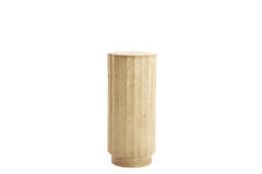 Pillar Ø35x80 cm ELLENA wood matt natural