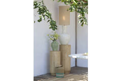 Pillar Ø35x80 cm ELLENA wood matt natural