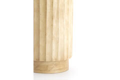 Pillar Ø40x100 cm ELLENA wood matt natural