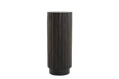 Pillar Ø40x100 cm ELLENA wood matt dark russet