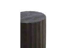 Pillar Ø40x100 cm ELLENA wood matt dark russet