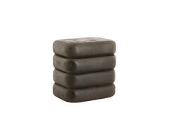 Side table 40x30x40 cm FREYJA wood matt dark russet