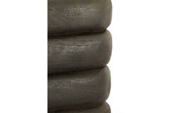 Side table 40x30x40 cm FREYJA wood matt dark russet