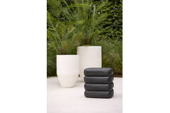 Side table 40x30x40 cm FREYJA wood matt dark russet