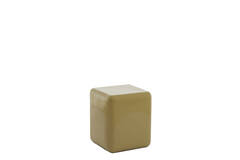 Zuil 35x35x40 cm FABI glans olijf groen