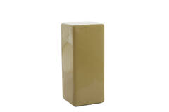 Zuil 35x35x80 cm FABI glans olijf groen