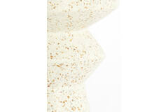 Bijzettafel Ø32x47 cm SELLA terrazzo crème