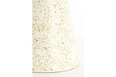 Bijzettafel Ø32x47 cm SELLA terrazzo crème